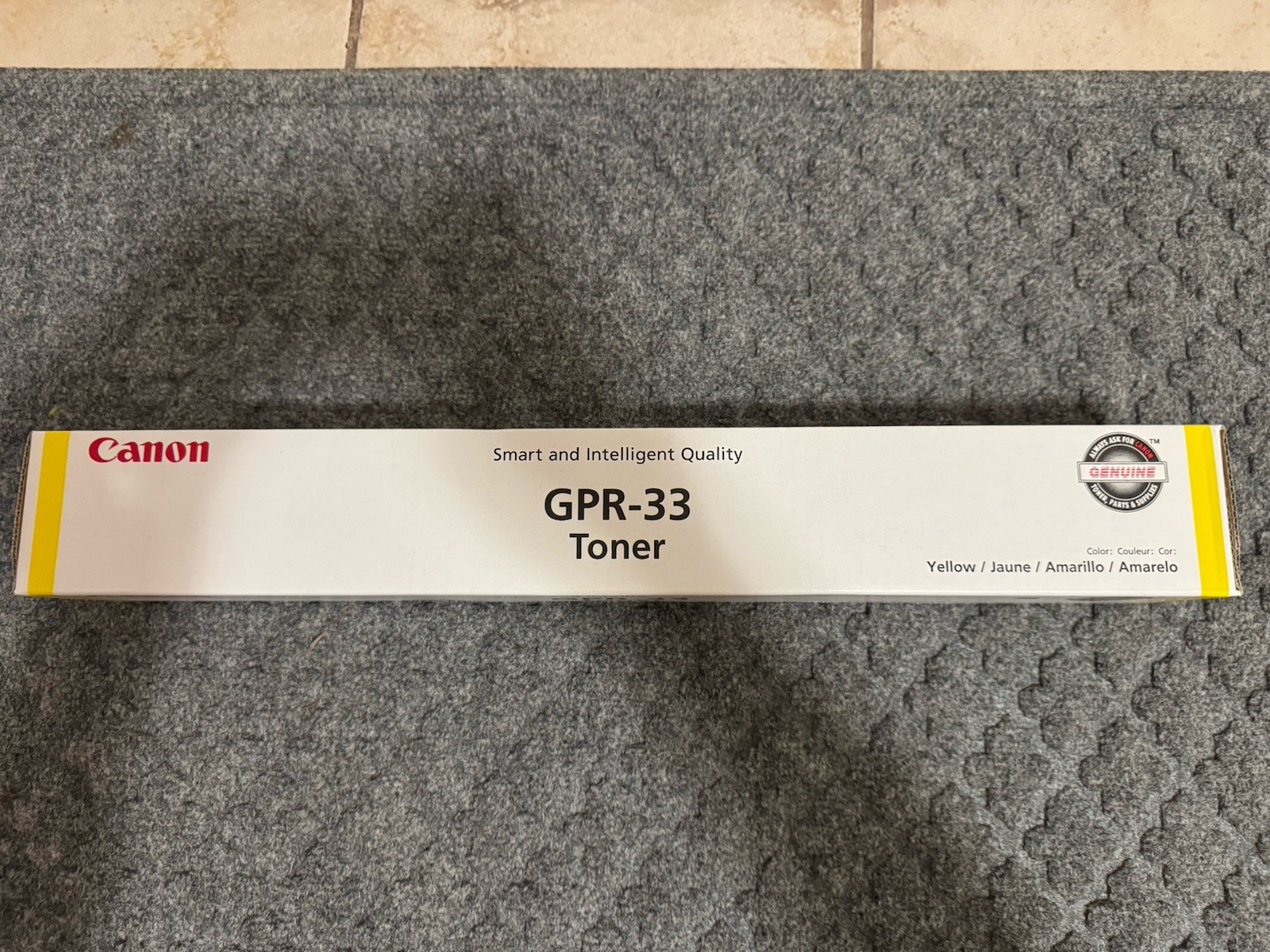 Genuine Canon GPR-33 YELLOW Toner, Brand NEW Sealed Box