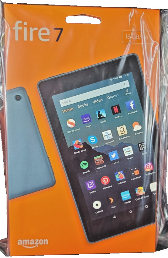 Amazon Kindle Fire 7 Tablet 16GB 9th Generation With Alexa 7″ BLACK – NEW SEALED