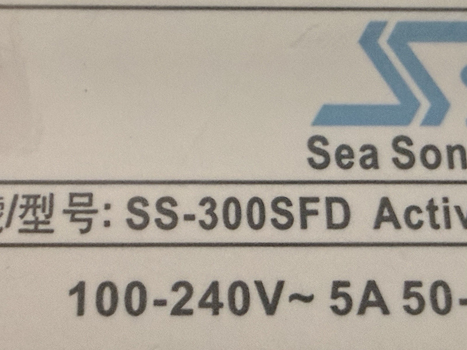 Sea Sonic 300W 20+4 Pin Desktop Power Supply SS-300SFD Active PFC F3
