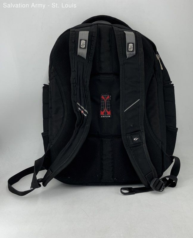 Swissgear Black Inner Pocket Adjustable Shoulder Strap Laptop Backpack Bag