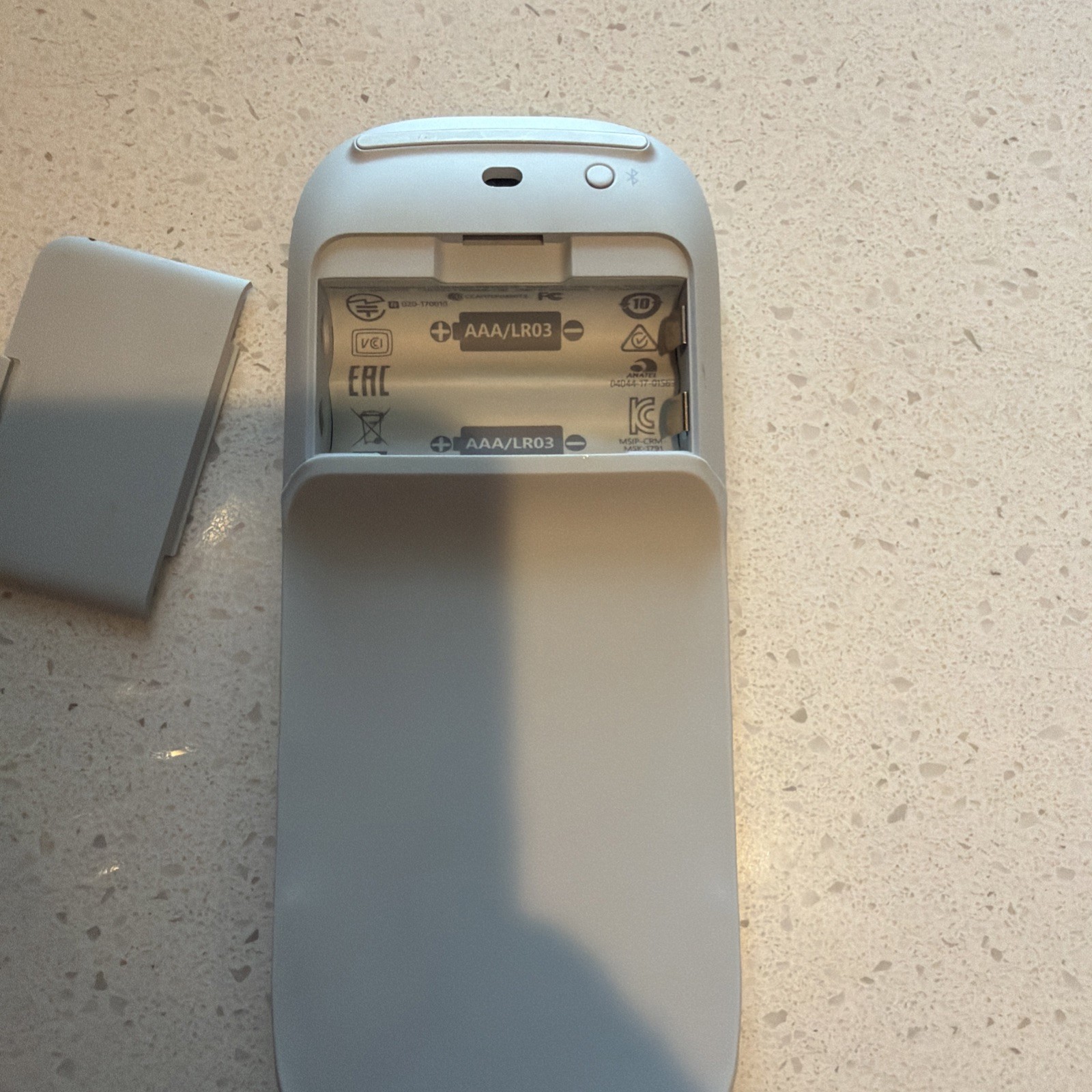 Microsoft Surface Arc BlueTrack Touch Mouse – Light Gray Model 1791