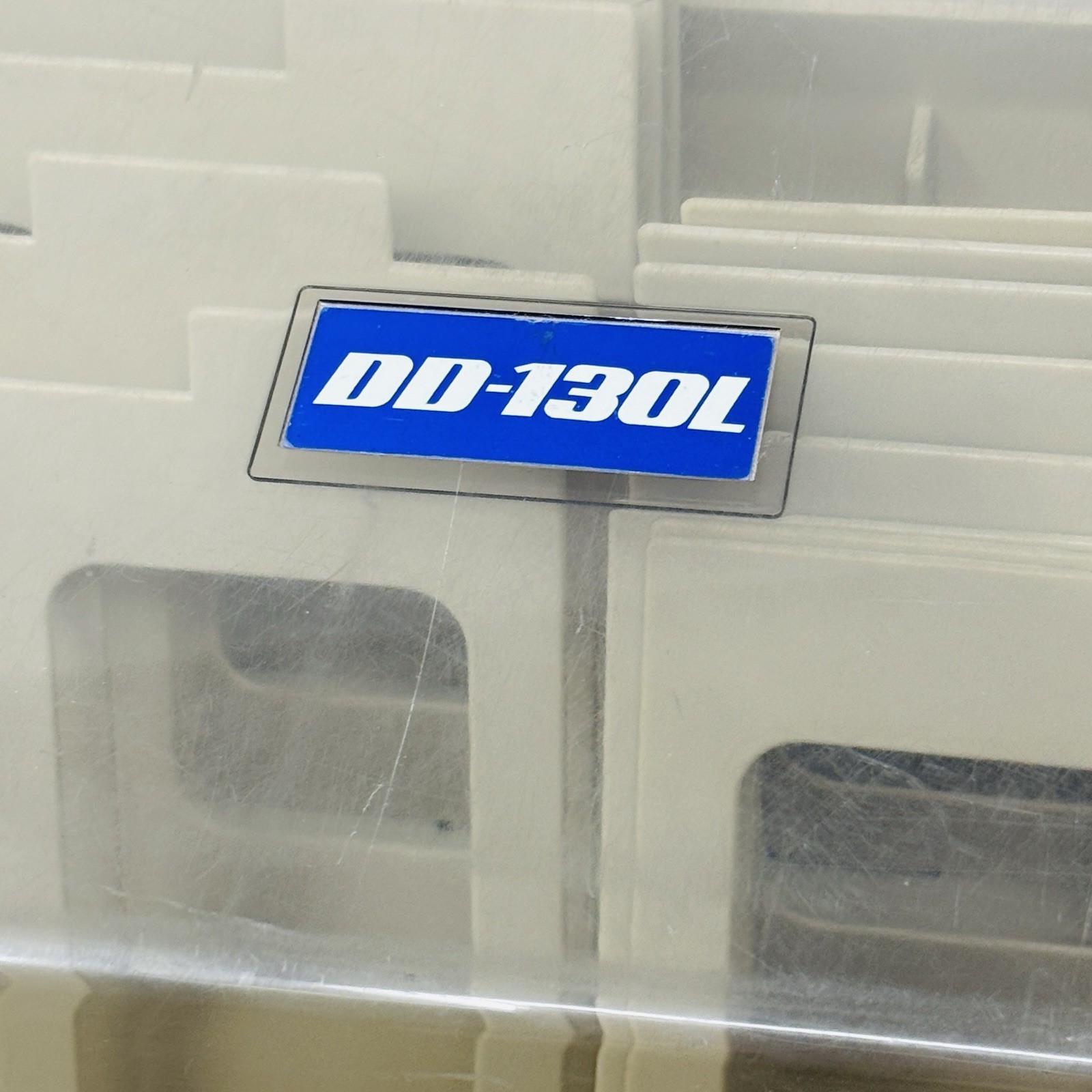 5.5 Dual Floppy Disk Plastic Box Case Holder Organizer DD-130L