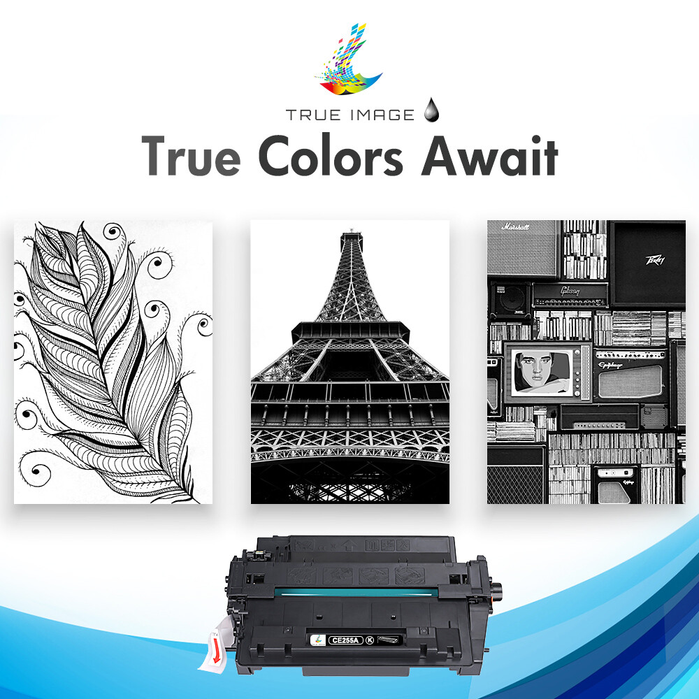 8 Pack CE255A 55A Toner fit for HP LaserJet Pro P3011 P3015D P3015n P3015X P3016