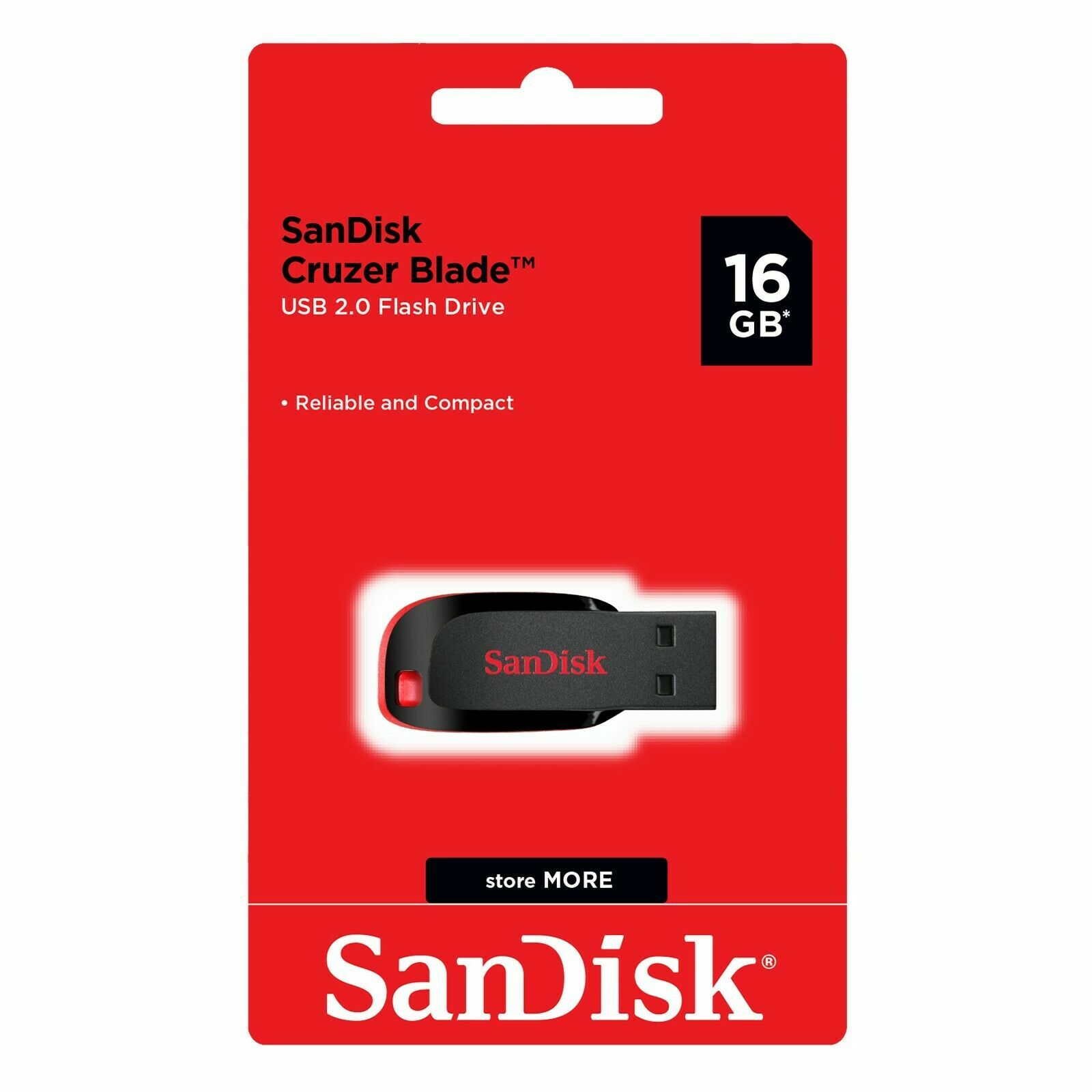 SanDisk Cruzer Blade 16GB USB 2.0 Flash Drive Thumb Memory Stick Lot Pack of 5