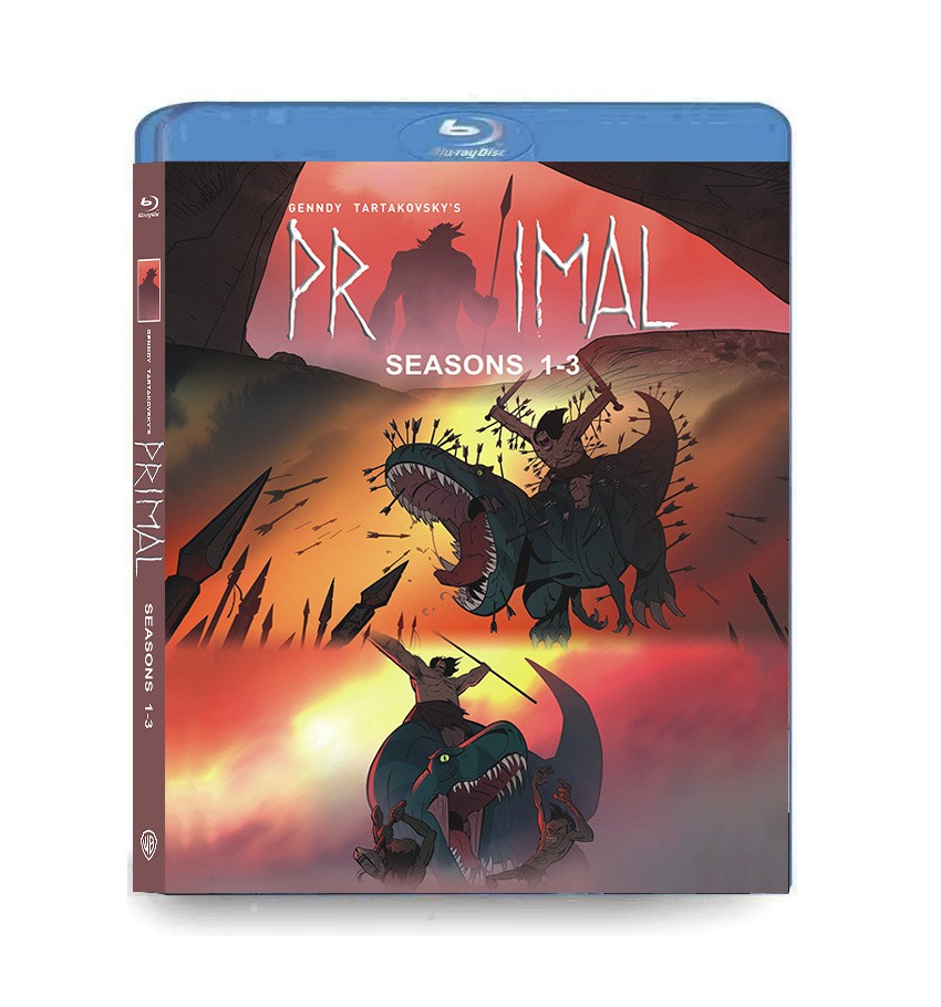 Genndy Tartakovsky’s Primal season 1-3 Episodes 1-30（3BD）Box Set English