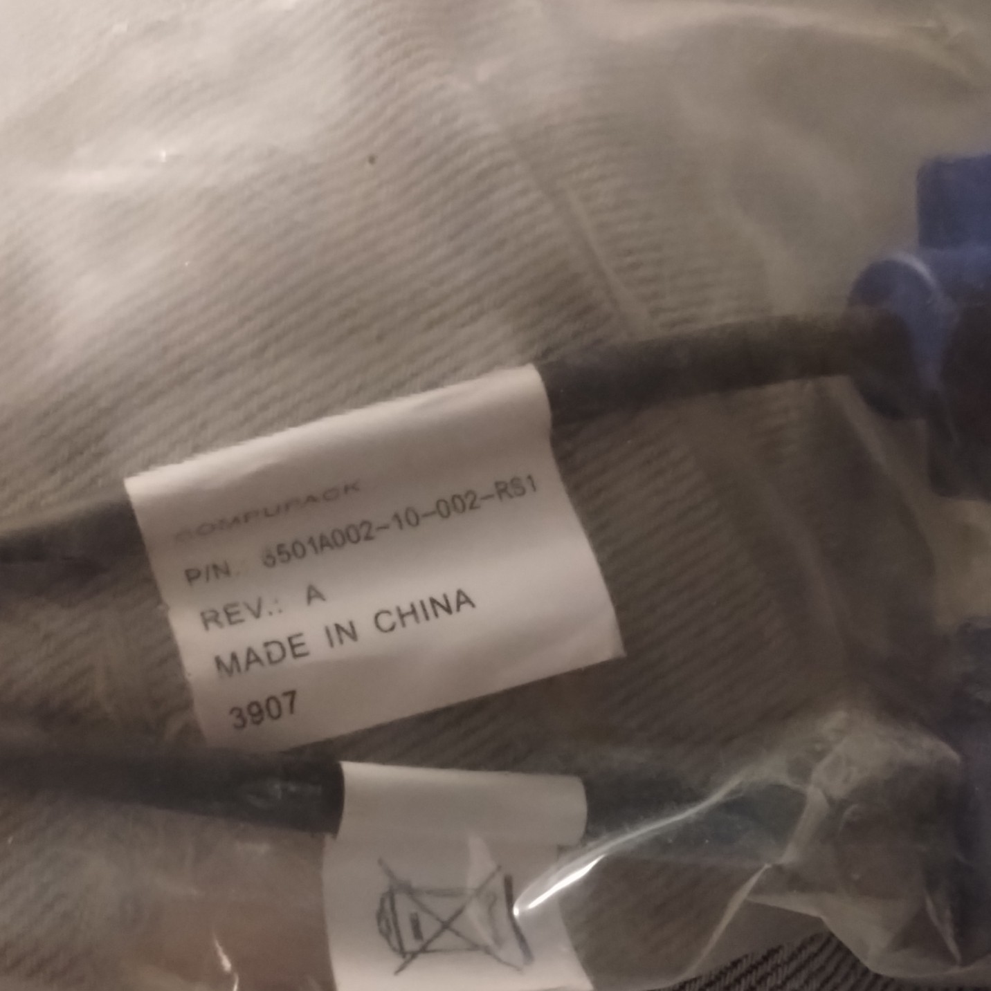VGA/SVGA D-Sub Male to DVI-I Male Cable Black MPN 65014002-10-002-RS1