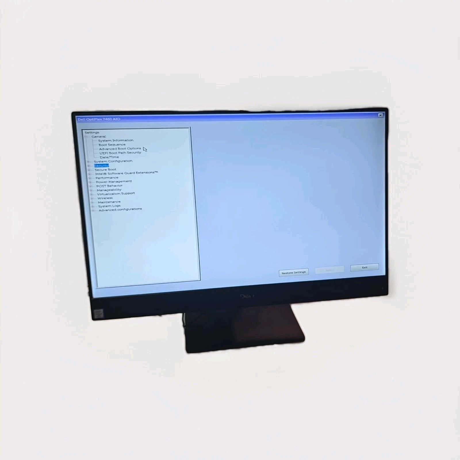 Dell OptiPlex 7460 All-In-One Intel i5-8500 16GB NO HD