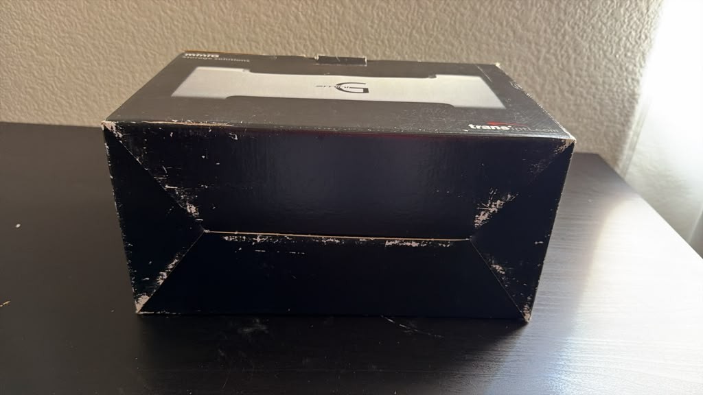 Vintage Trans International miniG External Hard Drive 400GB FireWire G5 Style