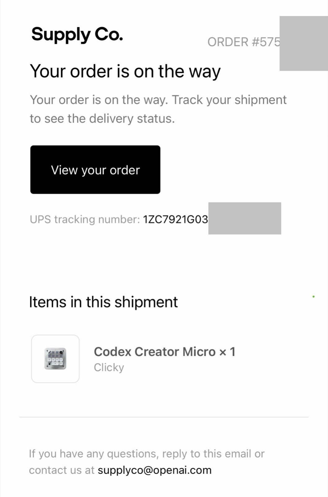 OpenAI x Work Louder Codex Micro Clicky SHIPS WEDNESDAY FedEx 2-Day
