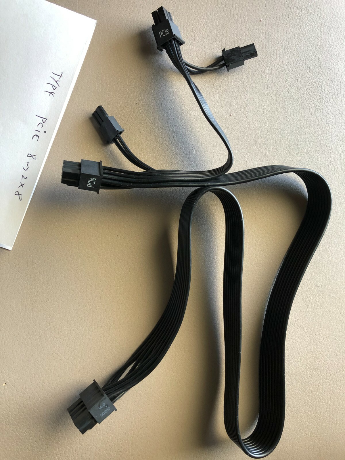 Orginal Corsair 8 PIN TO 8 pin +( 6+2 PIN) PCIE VGA POWER cable TYPE 4,TYPE 3