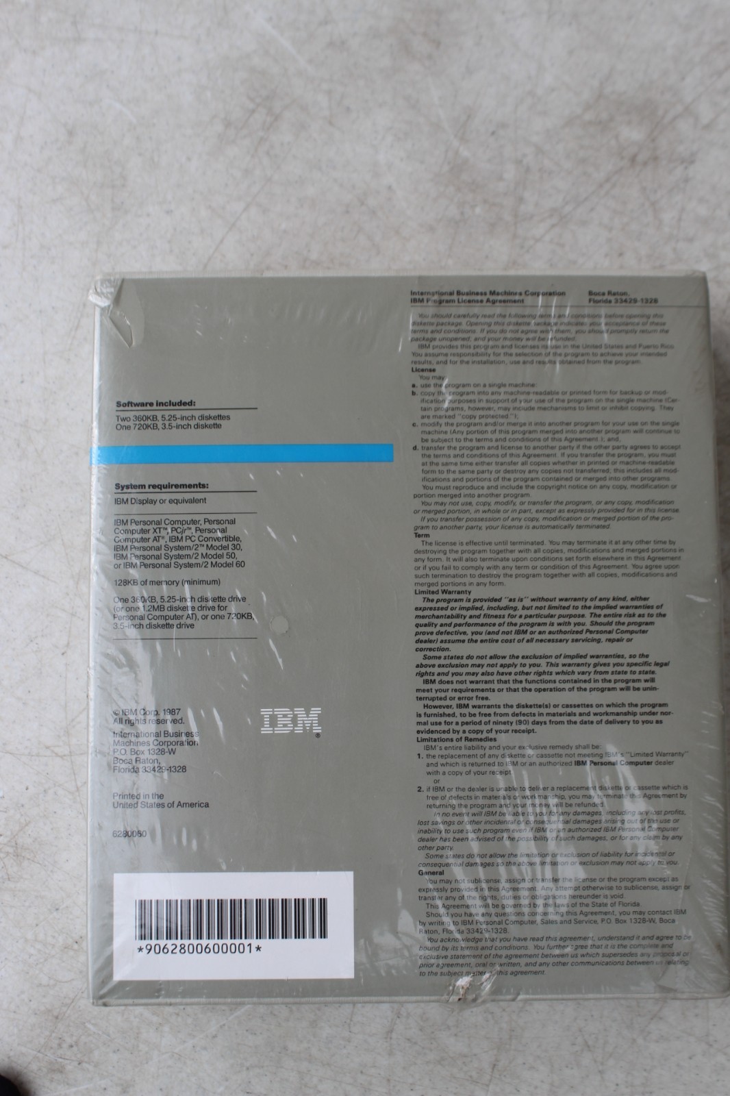 IBM Disk Operating System DOS Version 3.30 3.5″ & 5.25″ Diskette Sealed 1987 NIB