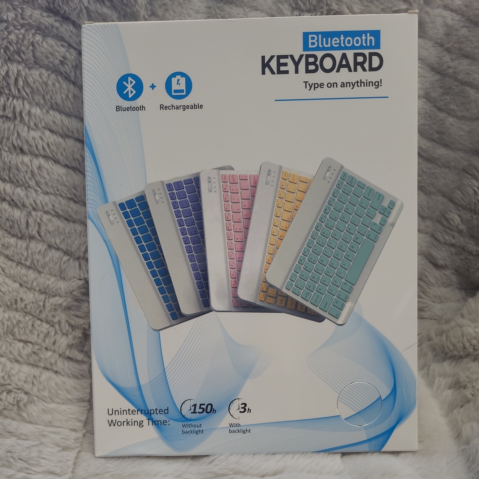 Wireless Bluetooth Keyboard For Windows Android iOS PC Phone Tablet Universal US