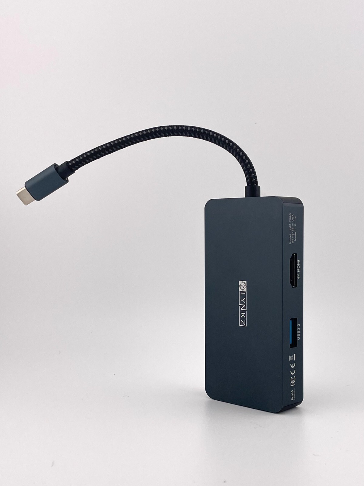 6-in-1 USB-C Hub: 3x USB 3.2 Ports/Gigabit Ethernet/ 4K HDMI @ 60Hz/ 100W PD