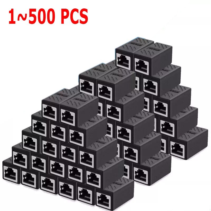 RJ45 Inline Coupler Cat7 Cat6 Cat5e Cat5 Ethernet LAN Network Cable Adapter Lot