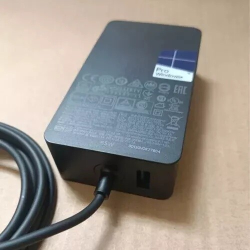 Genuine OEM 65W Microsoft Surface Pro Book 1 2 3 4 5 6 7 X Adapter Charger 1706