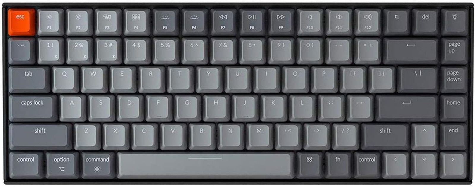 K2 75% Layout RGB Bluetooth Wireless Mechanical Keyboard with Super Brown Switc