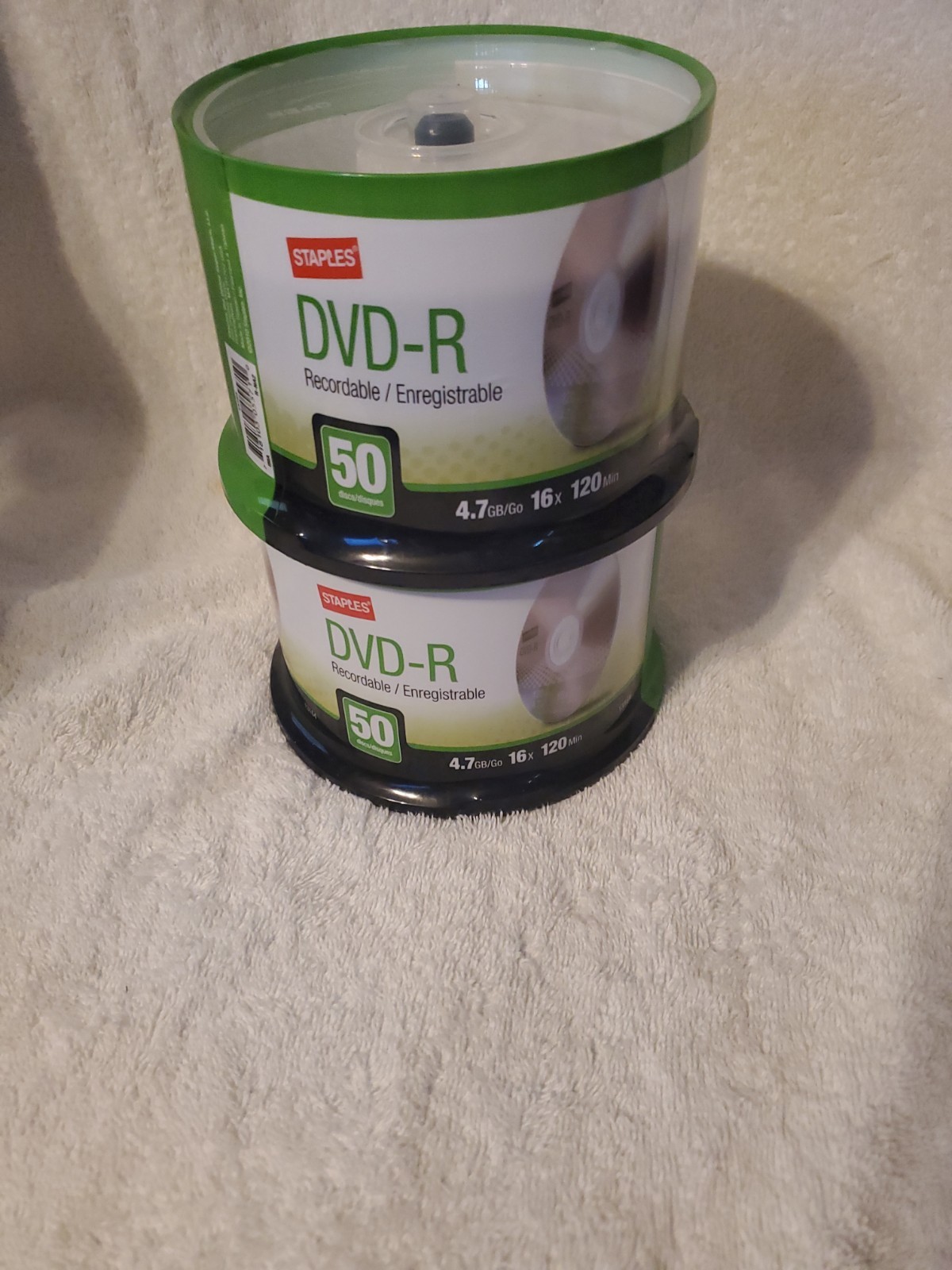 100 Total DVD-R recordable Disc’s. Brand New Unopened Sealed. 2 50 Count Units.