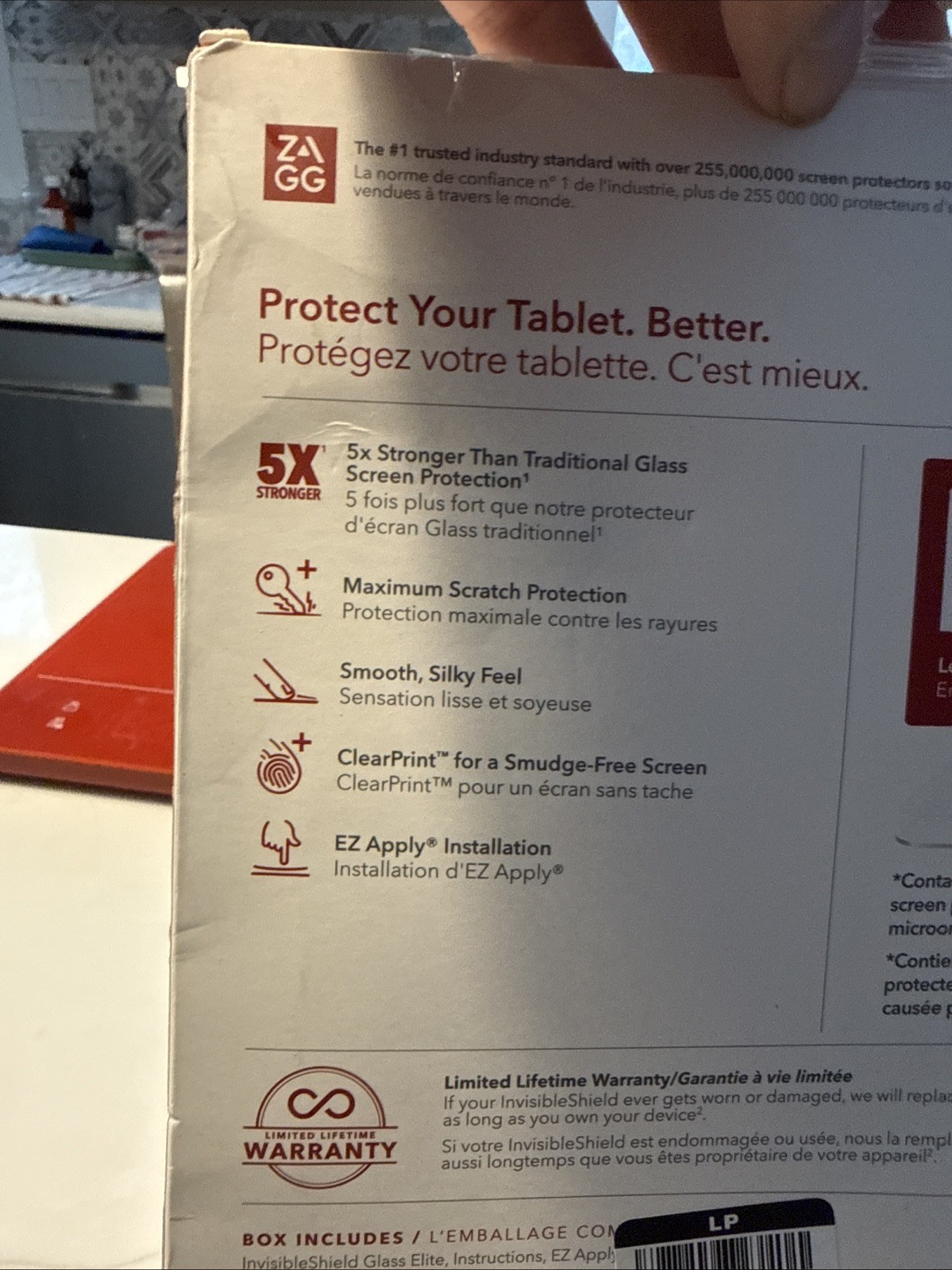 Zagg Invisible Shield Glass Elite for Ipad 2022