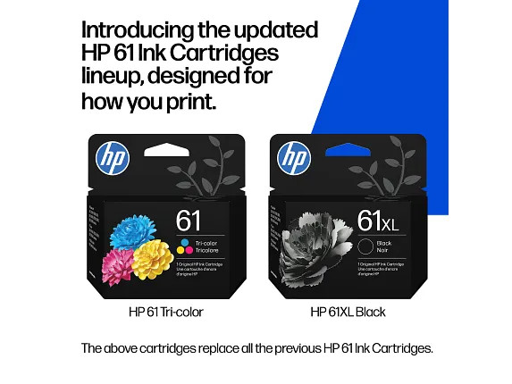 Authentic HP 61XL Black / HP 61 Tri-Color Ink Cartridge– Combo Options Available