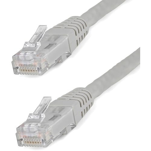 3 Pcs CAT5 Gray Ethernet Patch Cord LAN Network Cable RJ45 3FT Braided