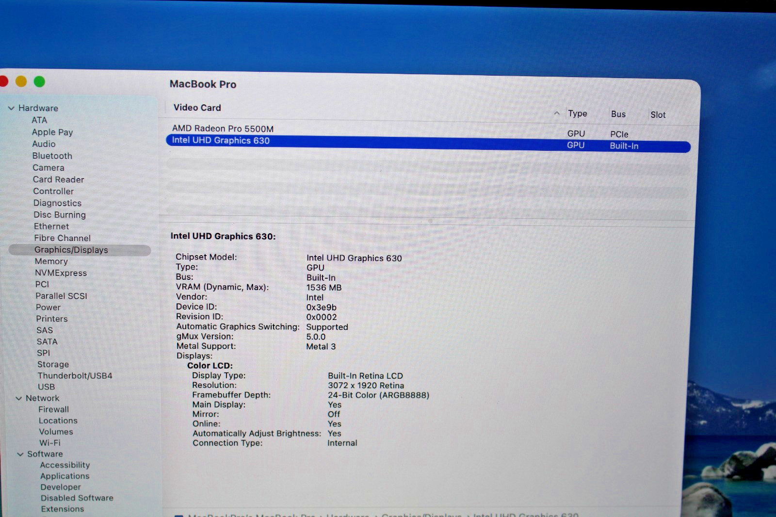 Apple MacBook Pro A2141 2019 16″ I9-9880H 16GB 1TB SSD THAO TOUCHBAR & ID T9-A12