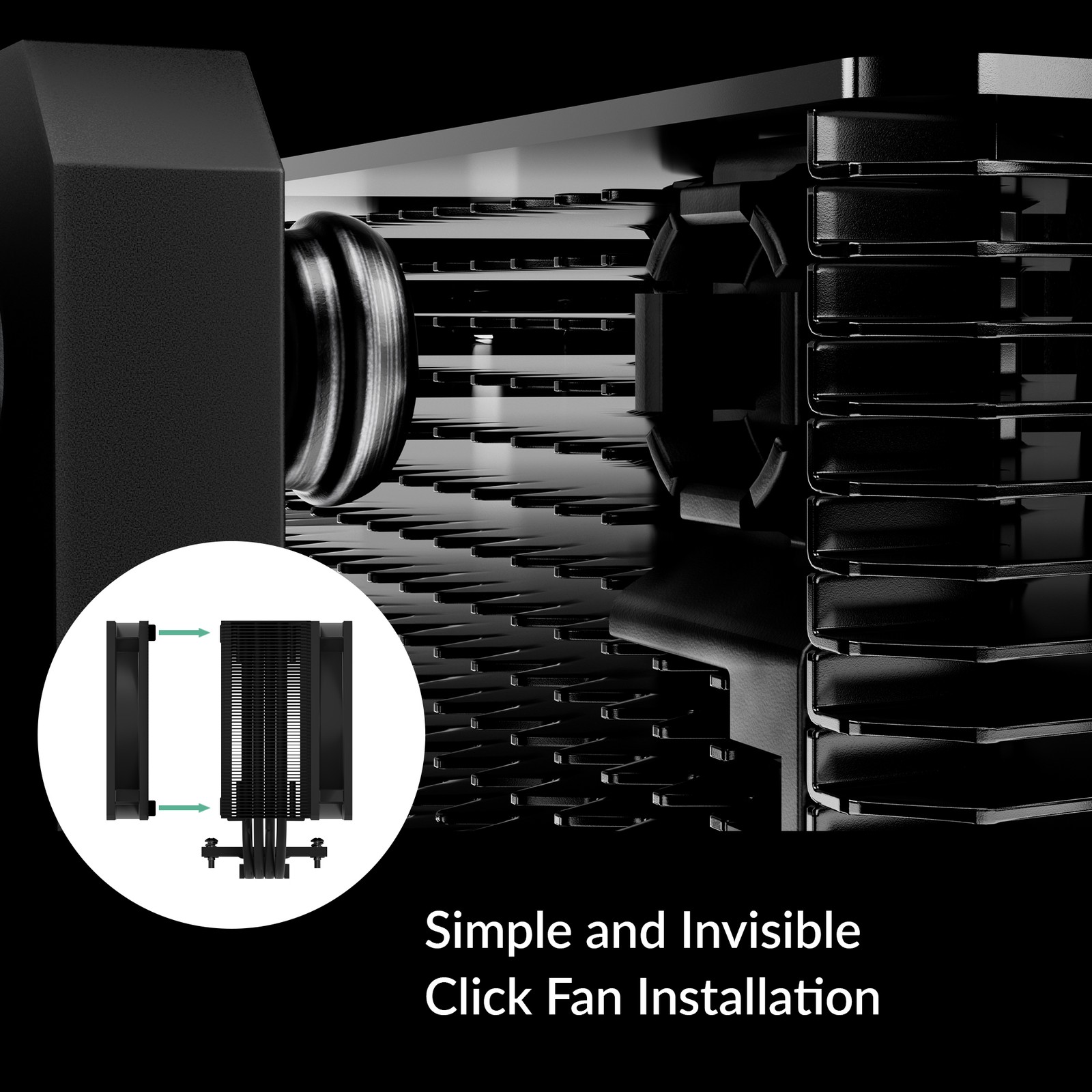 ARCTIC Freezer 36 BLACK Single Tower PC CPU Cooler 200-1800 RPM Intel AMD