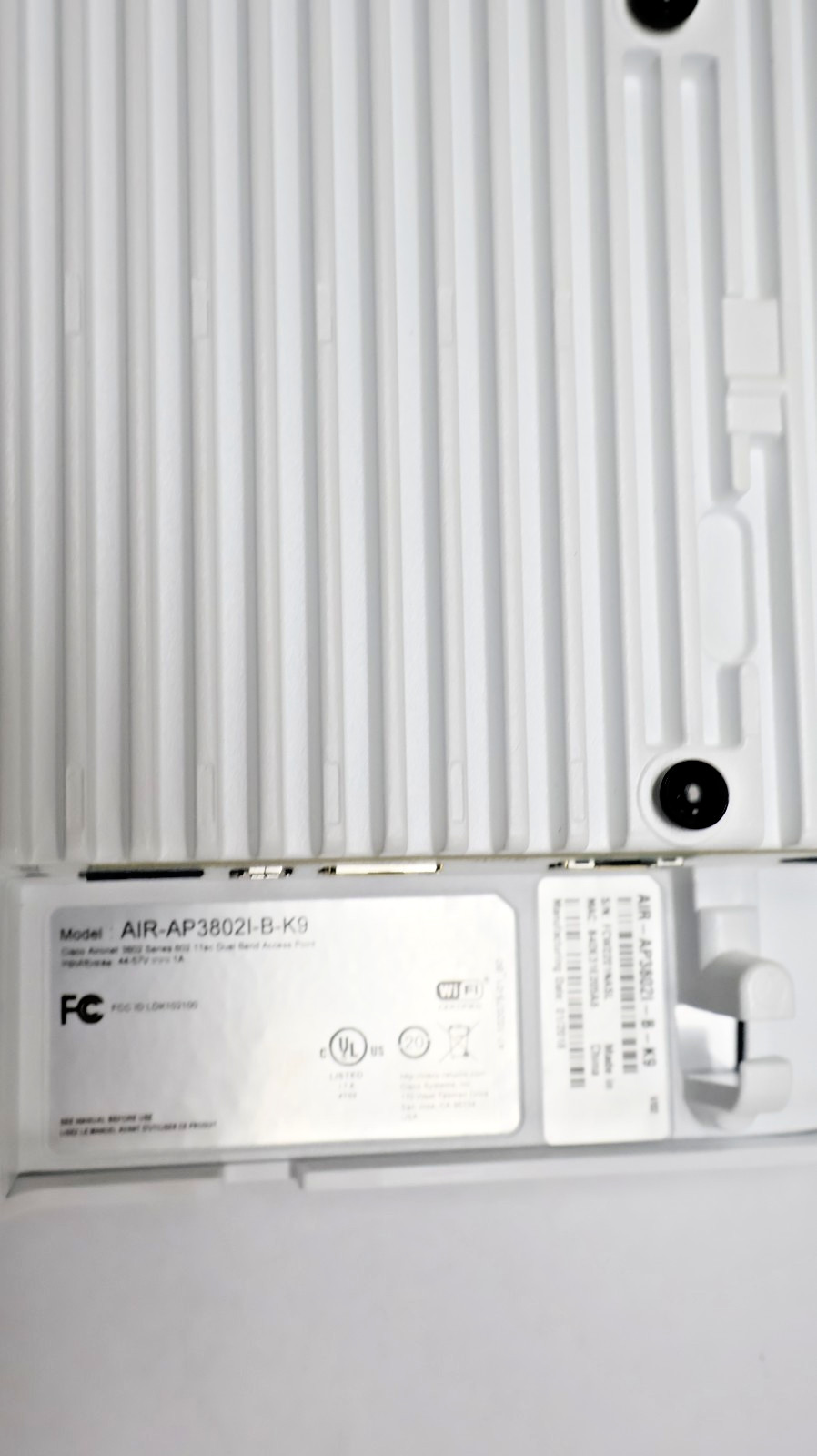 Cisco Aironet 3802I AIR-AP3802I-B-K9 Wireless Access Point