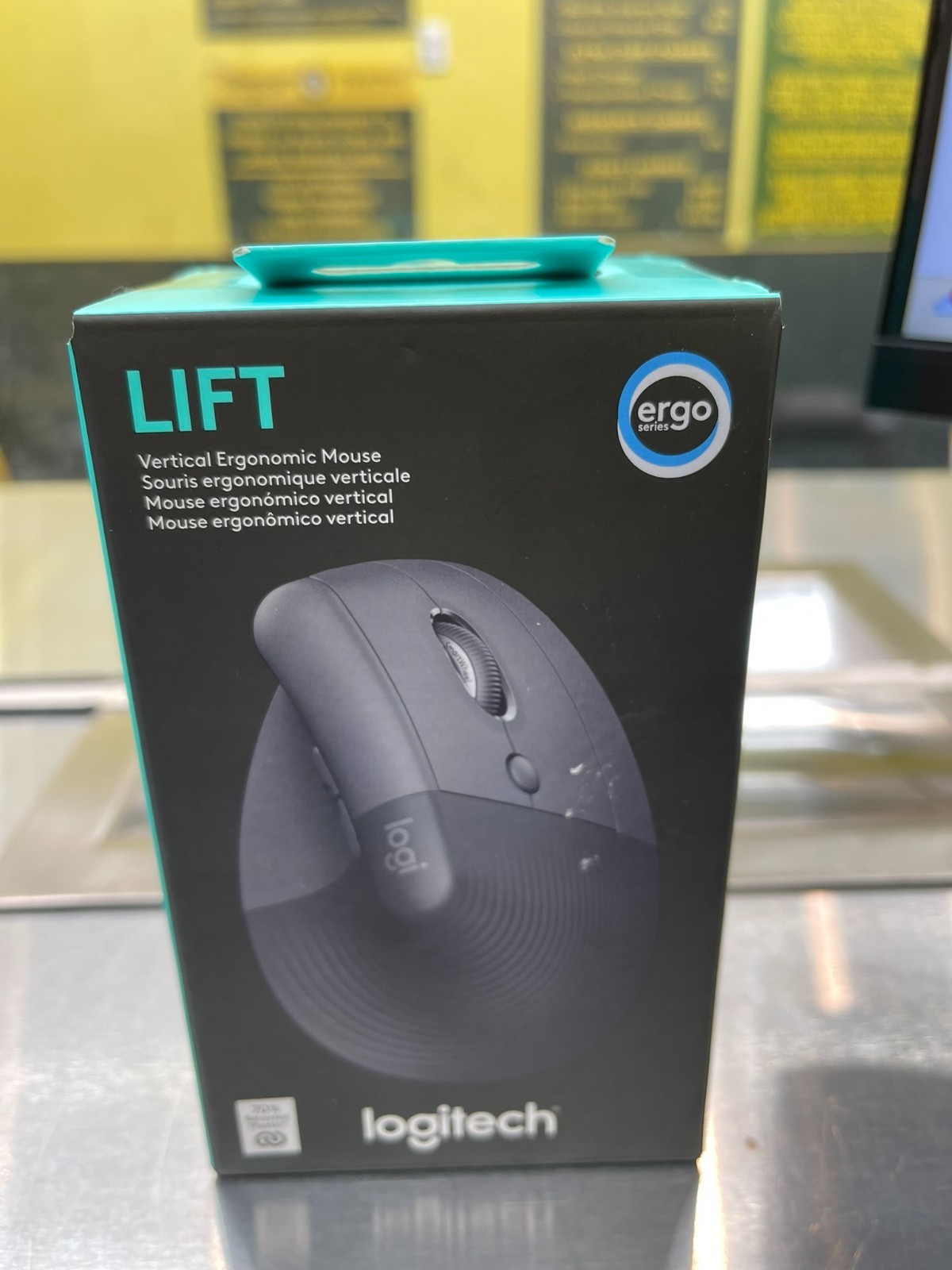 Logitech Lift Vertical Ergonomic Mouse Wireless Bluetooth Graphite Grey -006466