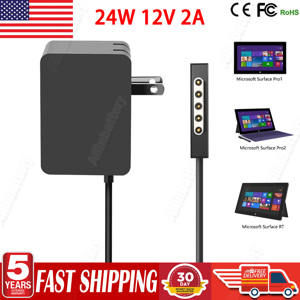 Adapter Charger For Microsoft Surface Pro/Pro 2/RT 10.6 Windows 8 Tablet adapter