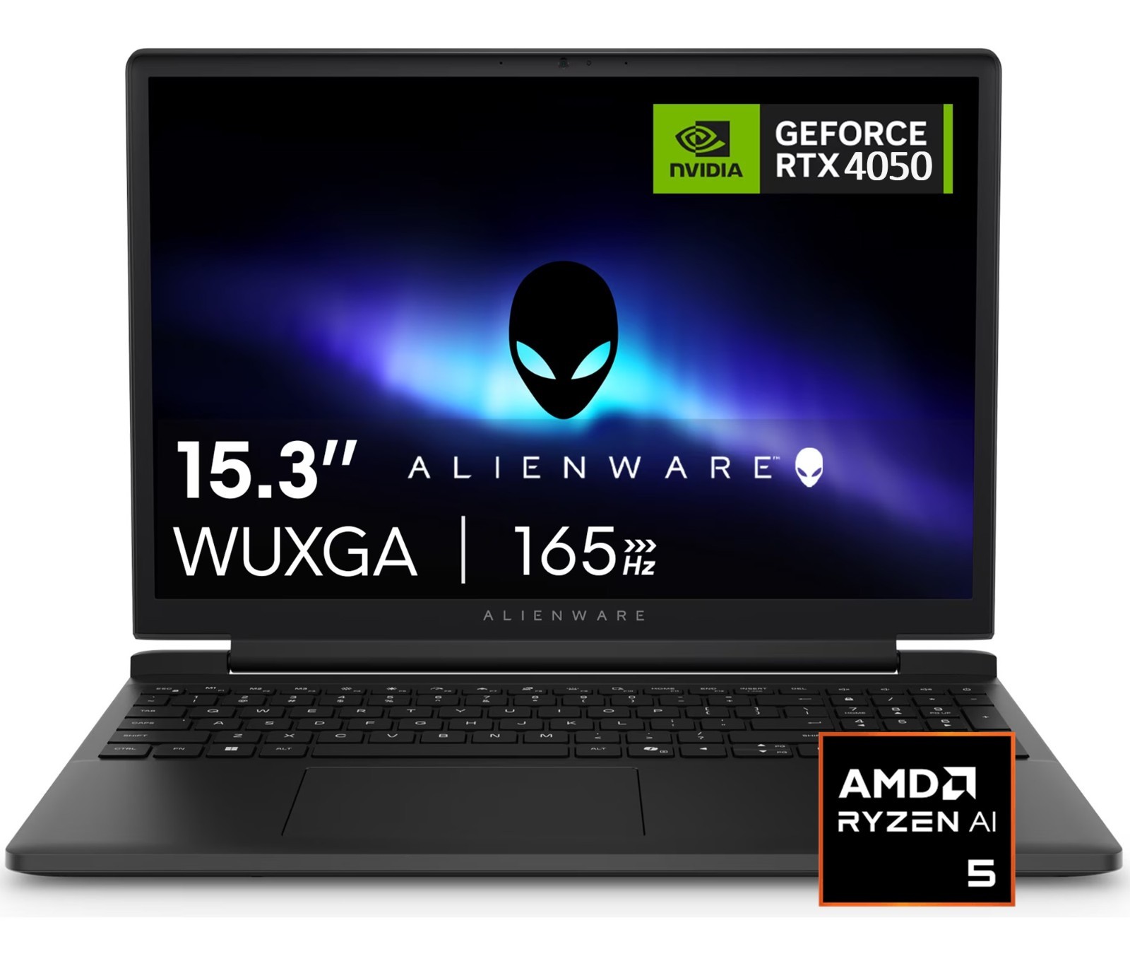 Alienware 15.3″ WUXGA 165Hz Gaming Laptop AMD Ryzen 5 220 RTX 4050 64GB 2TB SSD