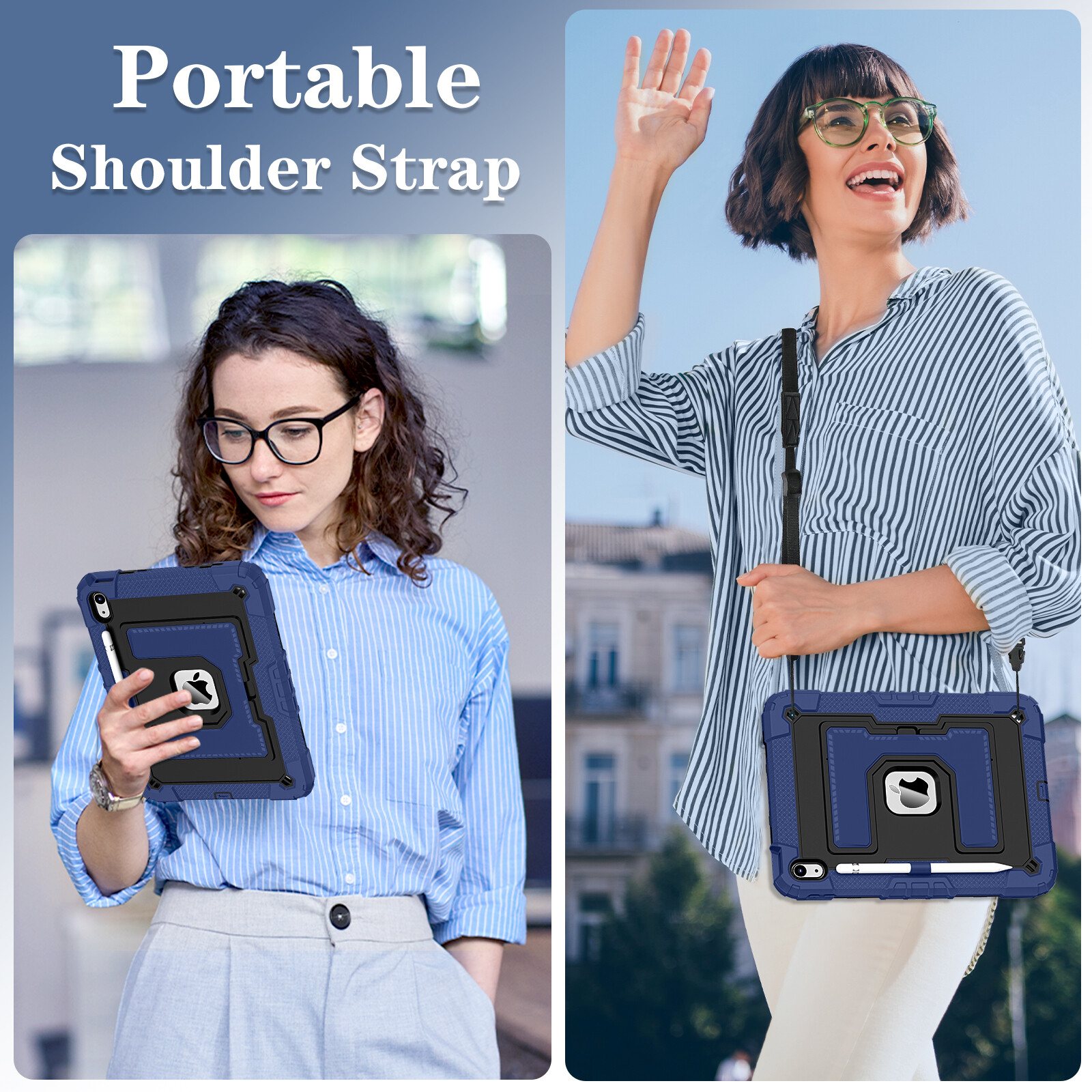 Shockproof Stand Case Cover For iPad 7th 8th 9th 10th 11th Gen Christmas Gifts