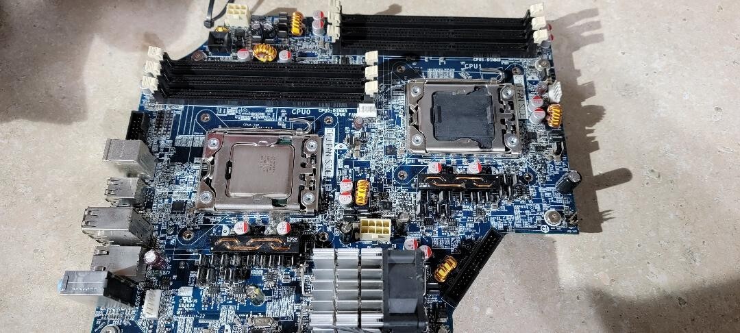 Z600 Workstation Socket LGA 1366 Motherboard/CPU 591184-001 460840-003 READ