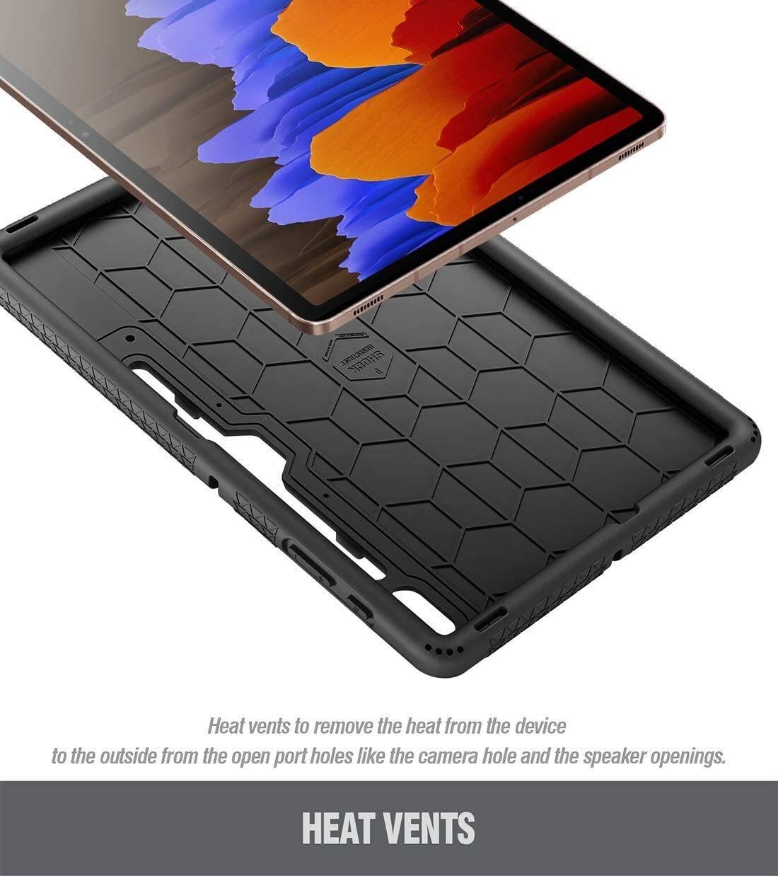 For Samsung Galaxy Tab S7 / Galaxy Tab S8 Tablet Case Poetic Kids Friendly Cover