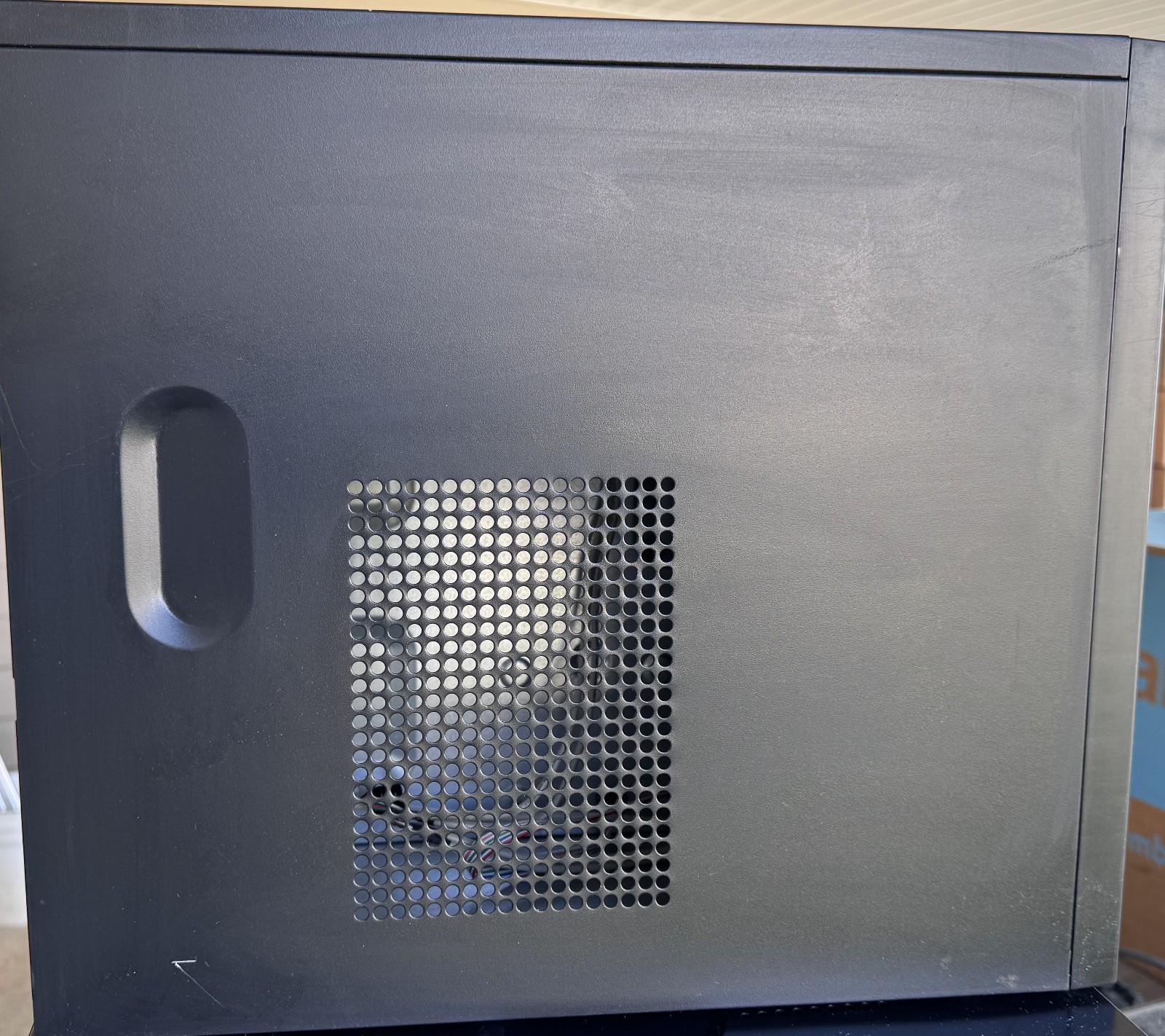 Seneca Black Mini Tower Computer Case BARE Bones With Power Supply