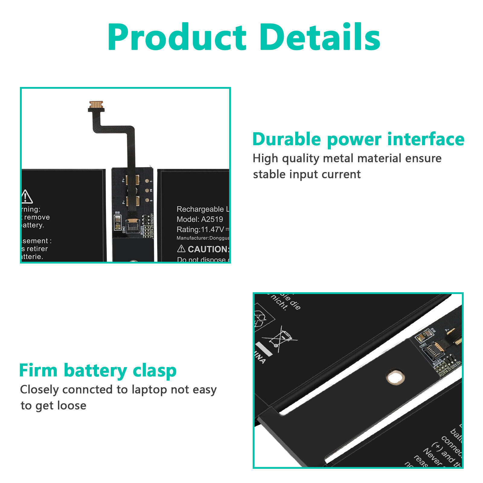 ✅A2519 Battery For Apple MacBook Pro 14″ A2442 M1 2021 Year MKGR3LL/A EMC 3650