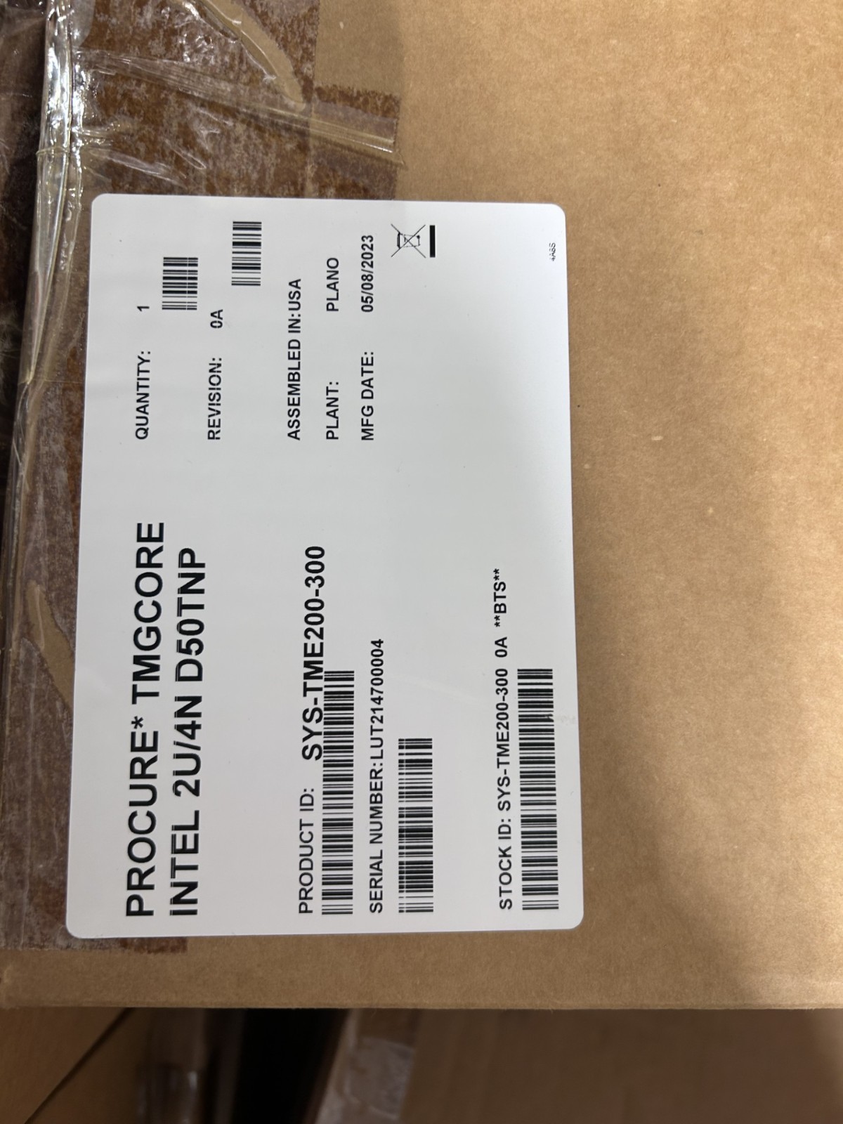 Intel D50TNP SYS-TME200-300 Dual Socket Server Node Barebone w/ CoolIT Coolers &