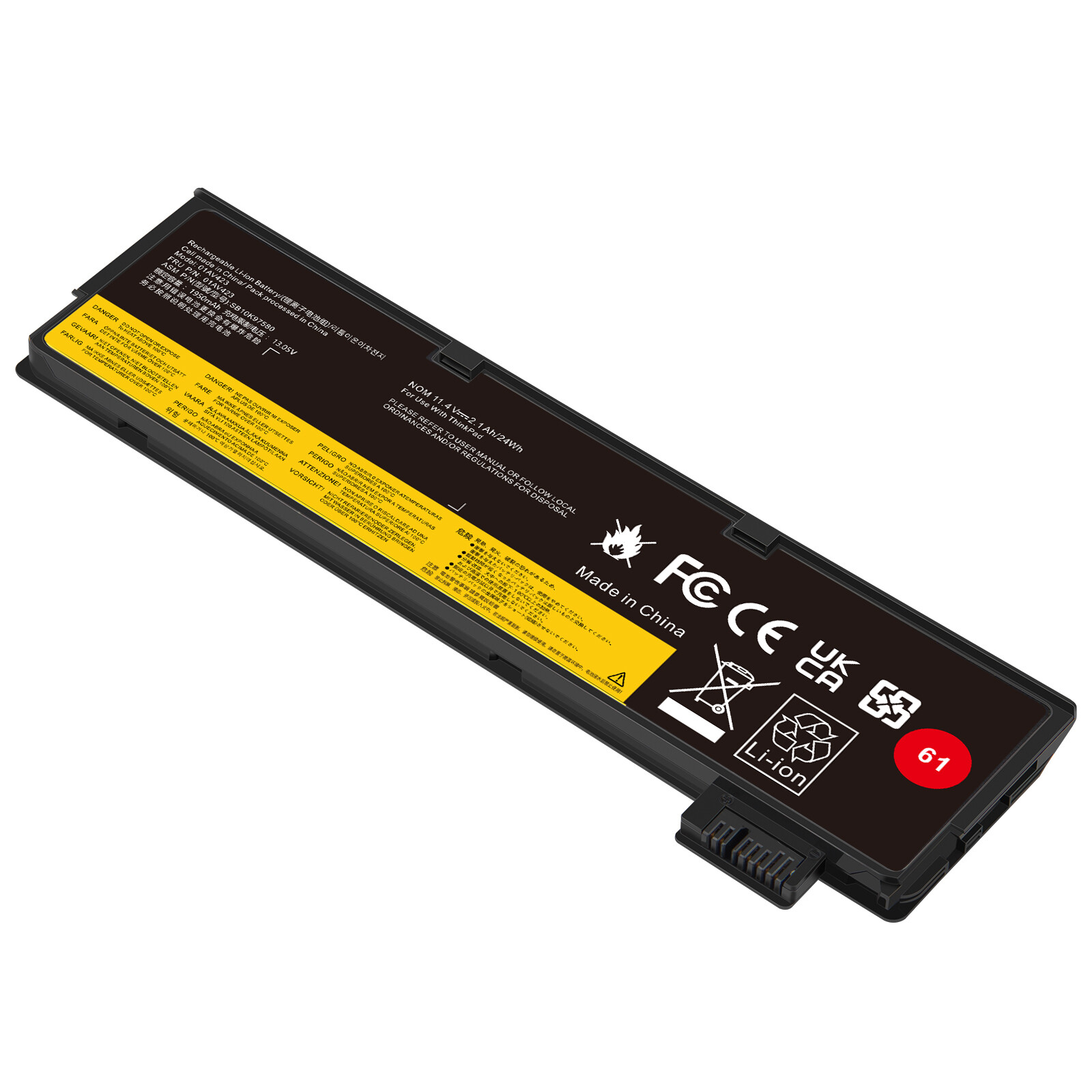 LOT 61 Battery For Lenovo Thinkpad T470 T480 T570 T580 P51s P52s 01AV427 01AV423