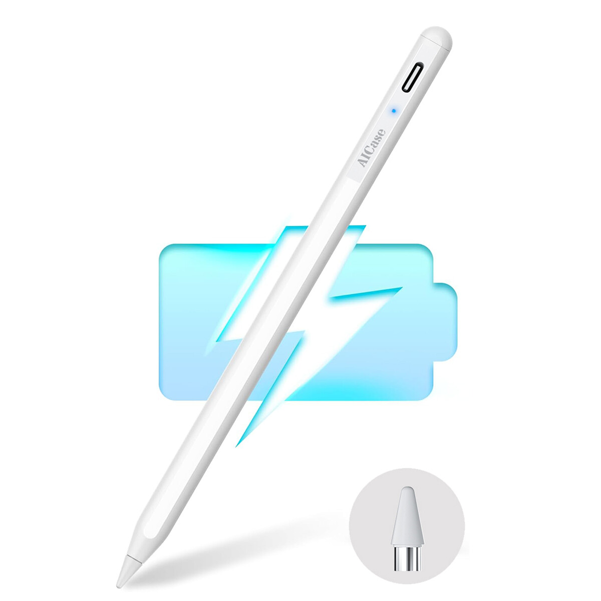 Magnetic Pencil Stylus Pen for IOS Android iPhone Samsung iPad A16/Pro/Air/mini
