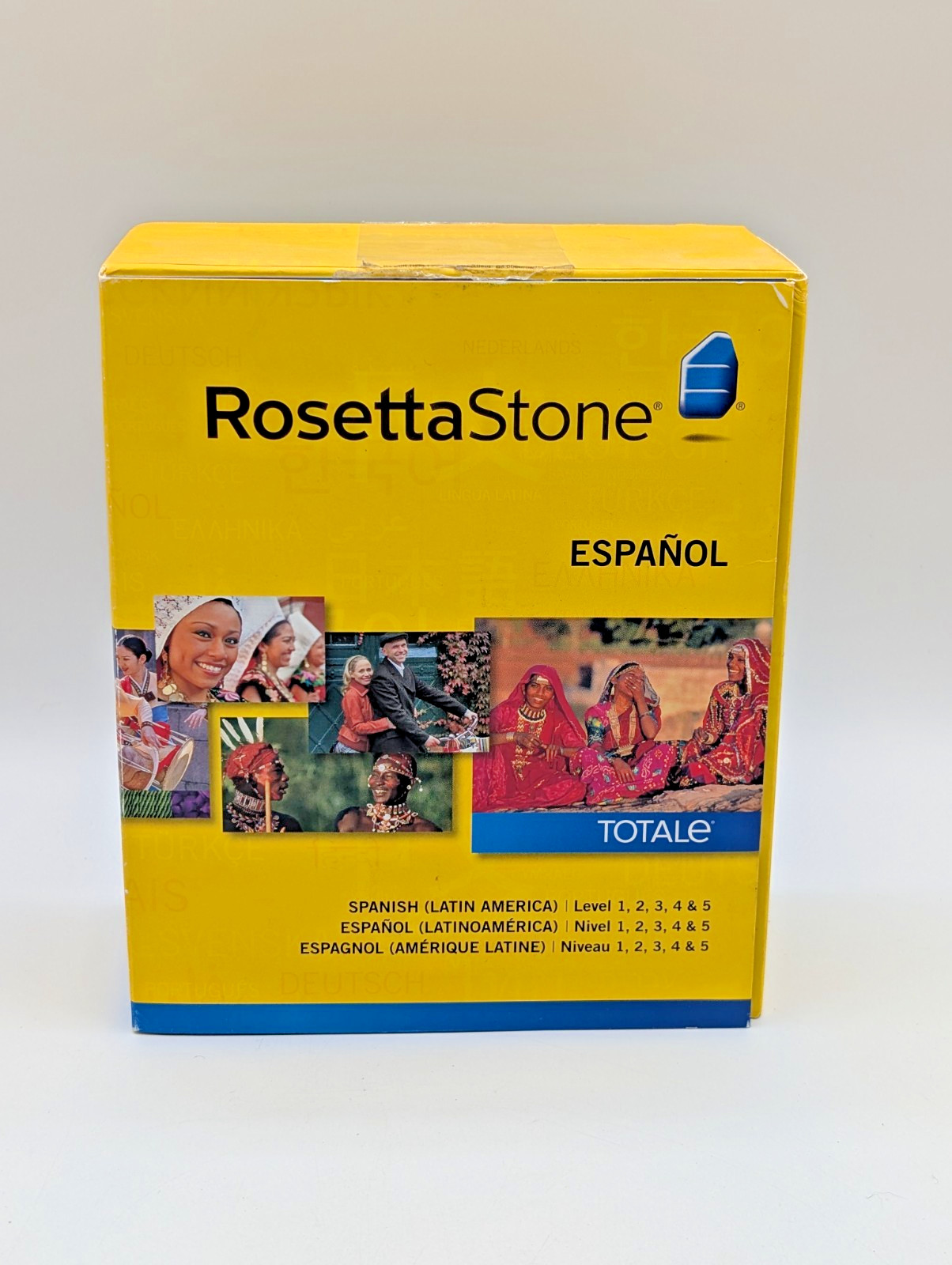ROSETTA STONE SPANISH Latin America Complete Level 1-5 Box Set Version 4 CD Mac