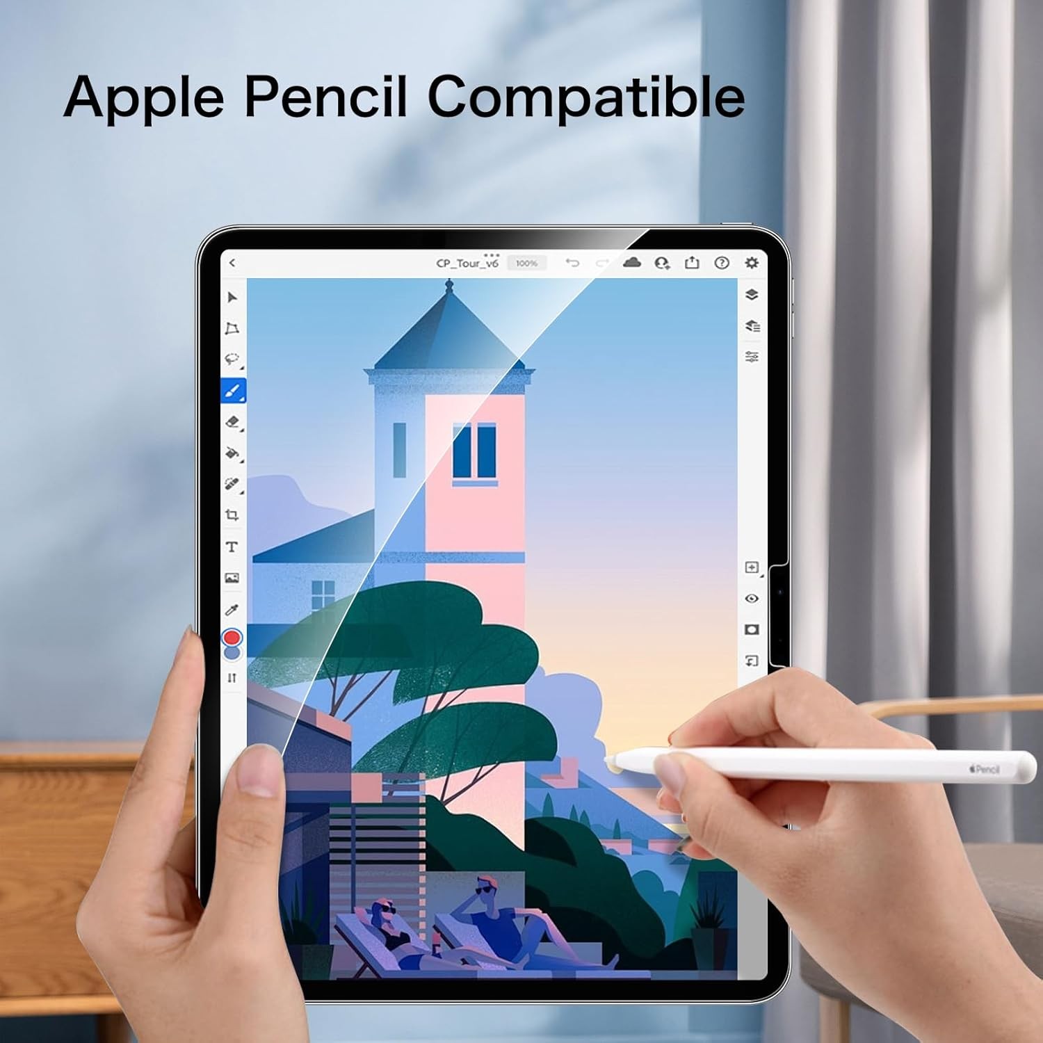 [2 Pack] Screen Protector for iPad Pro 13-inch (M4) 2024 9H Tempered Glass Film