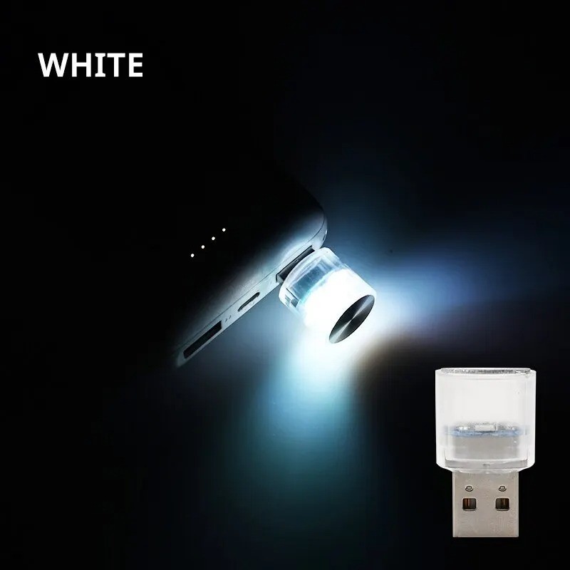 Mini USB LED Car Ambient Light Interior Atmosphere Lamp Plug and Play