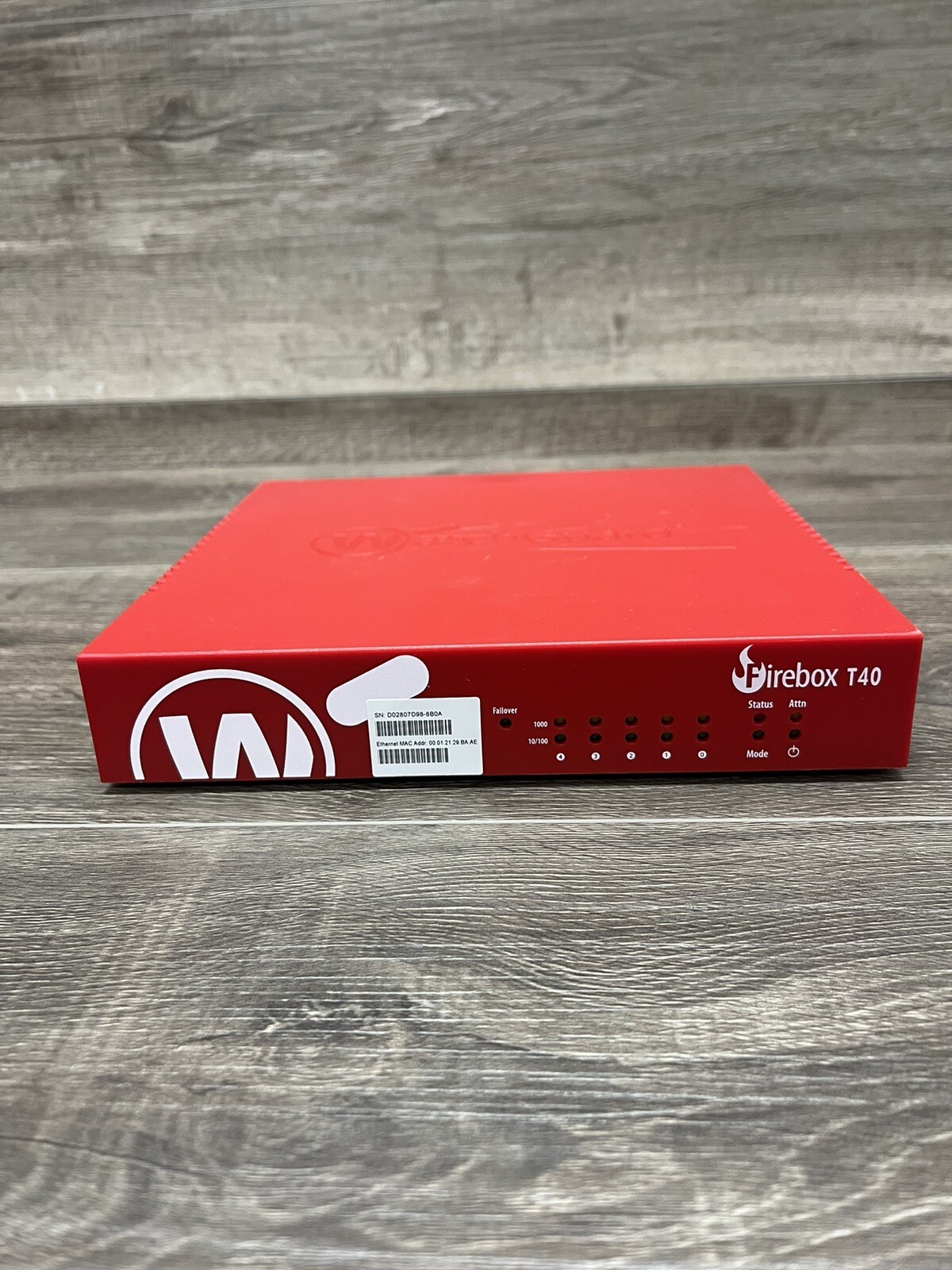 WatchGuard FireBox T40 FS4AE5 Expired Service No Power Adapter T2