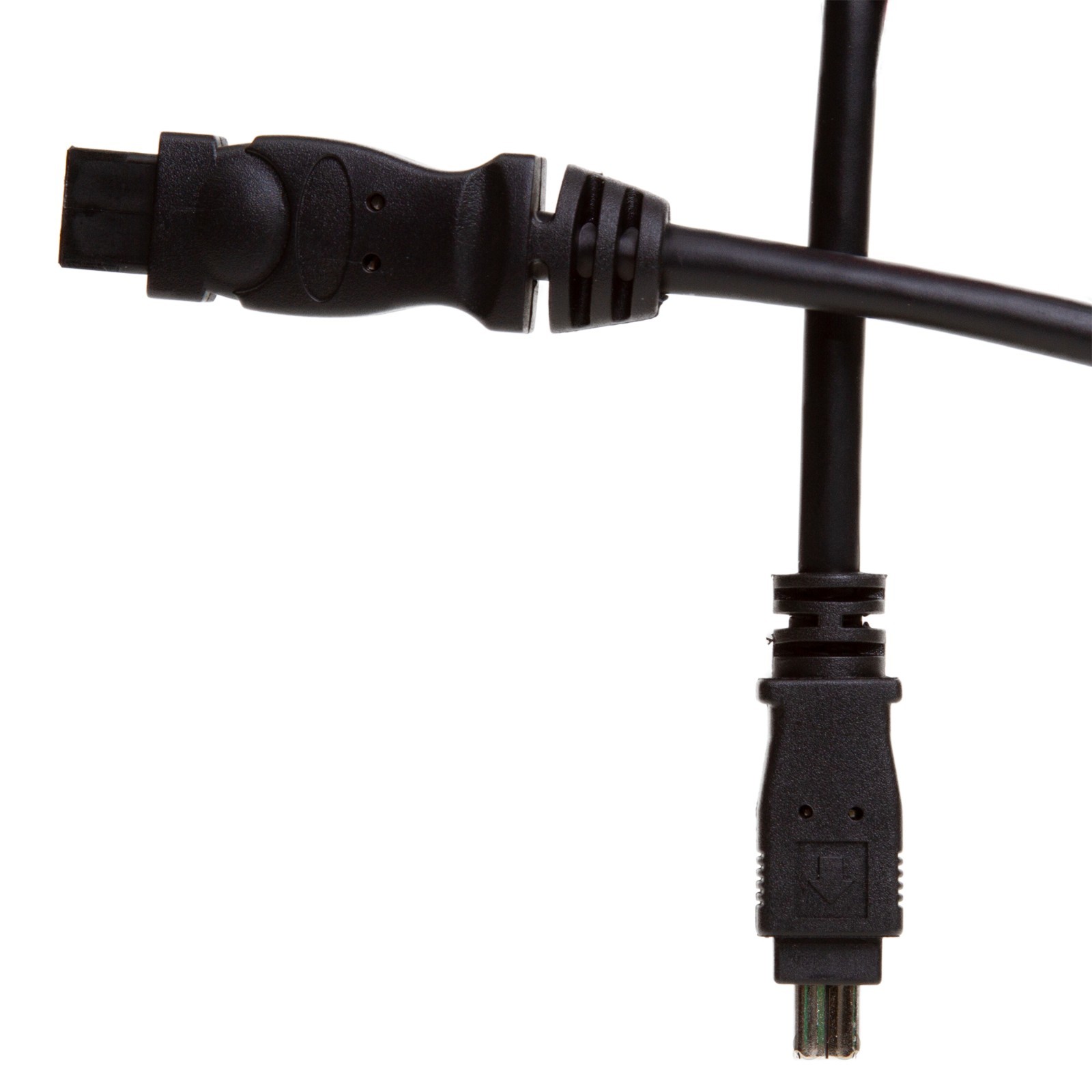 15FT Firewire 400 9 Pin to 4 Pin cable, Black, IEEE-1394a 10E3-94015BK