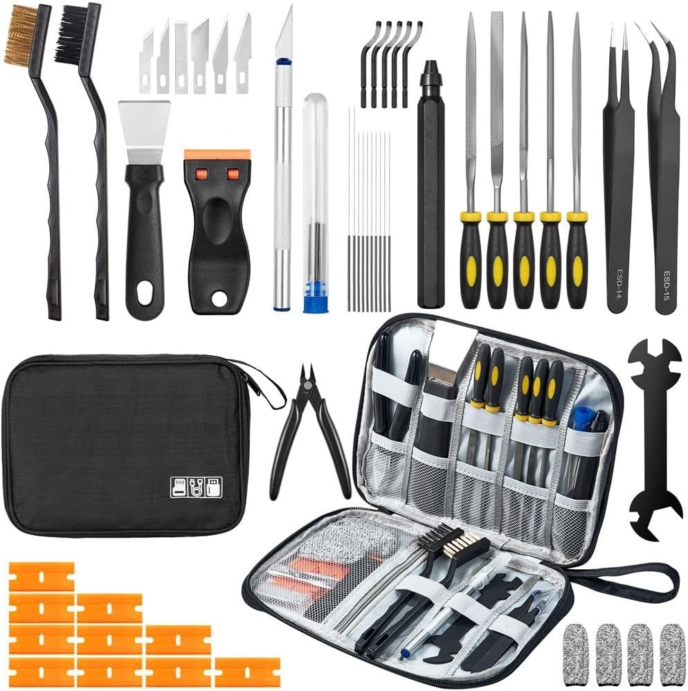 50Pcs 3D Printer Tool Kit & Accessories for All FDM/SLA Printers, Includes No…