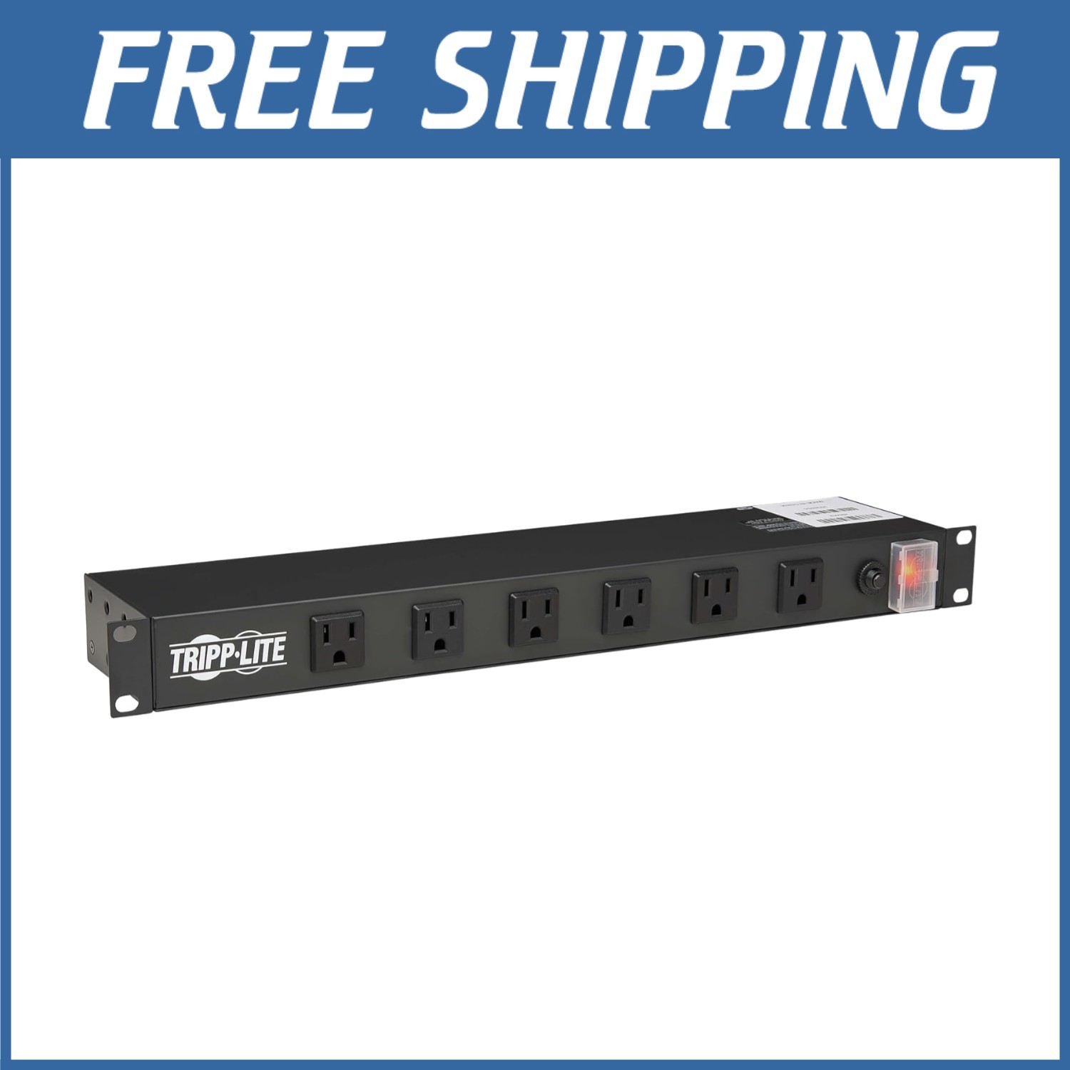 Mountable 12-Outlet PDU with Right-Angle Plug-~^
