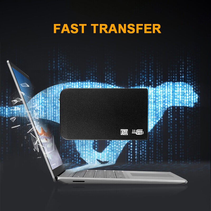 Portable 2.5in 4TB HDD External Hard Drive Enclosure USB 3.0 SATA Disk