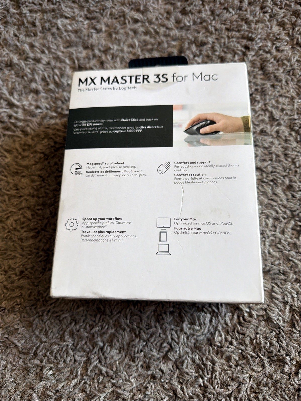 New Logitech MX Master 3S Wireless Bluetooth Mouse (Mac/PC)