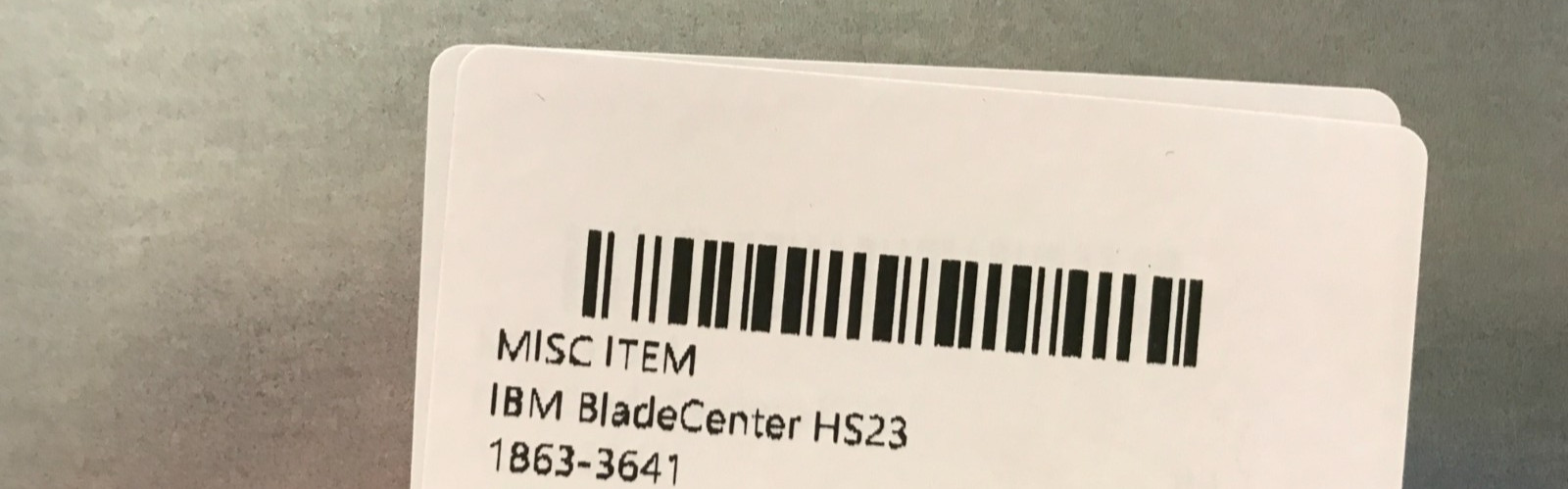 IBM BLADECENTER 7875-AC1 HS23 | 2X XEON E5-2640 128 GB RAM | NO HDDS