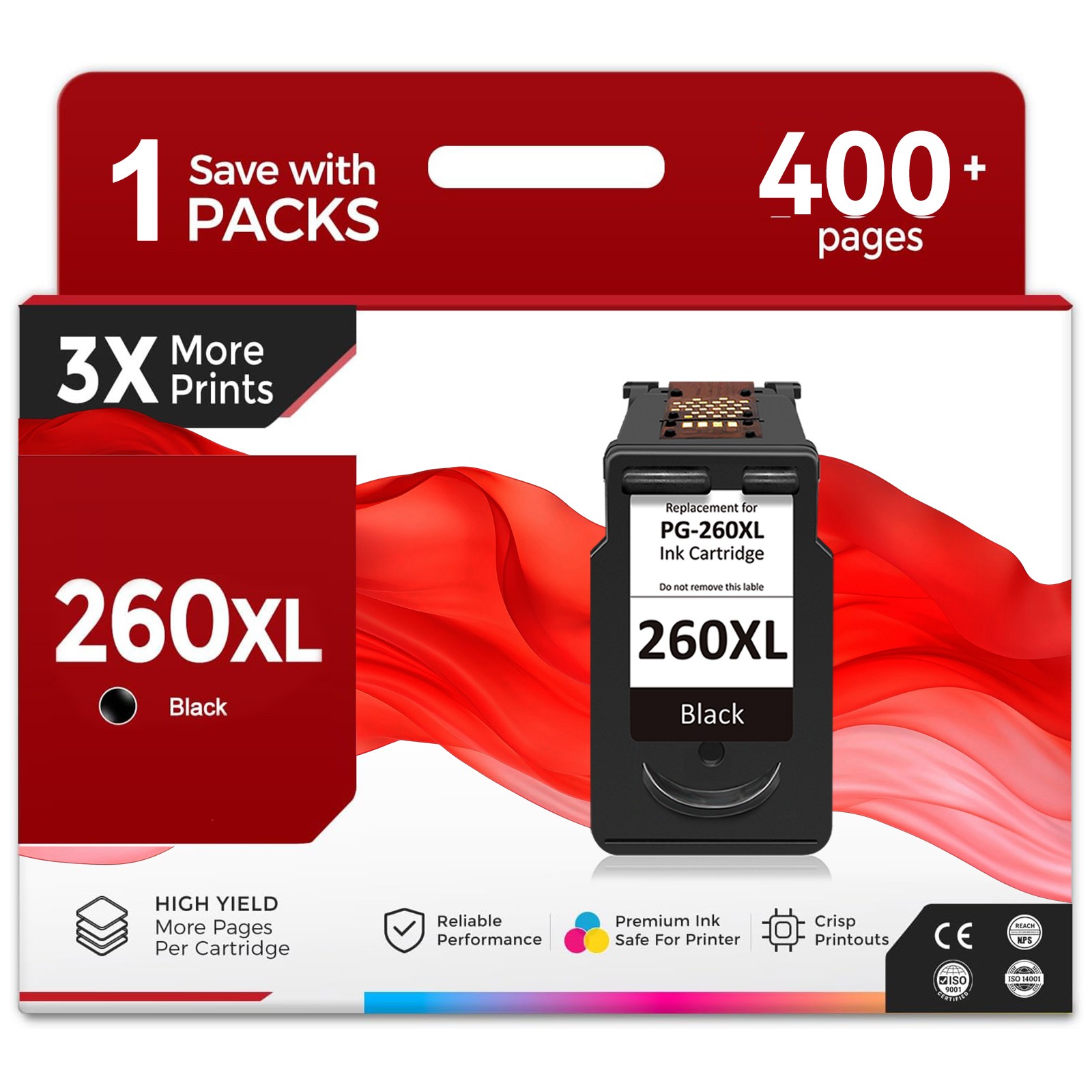 PG-260XL CL-261XL Ink Cartridges for Canon Pixma TS6400 TS6420a TR7020 TR7022a