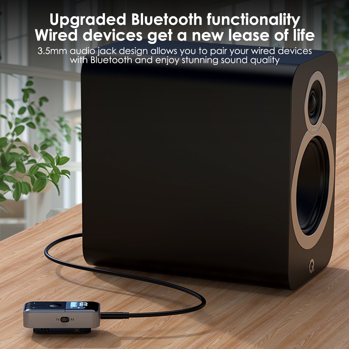 New Wireless Bluetooth 5.4 Transmitter Receiver for Car Music Audio Aux Adapter